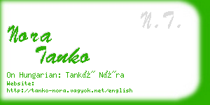 nora tanko business card